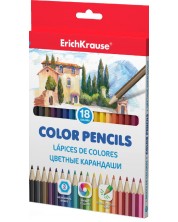 Olovke u boji Erich Krause - Heksagonalni, 18 boja