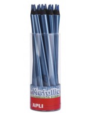 Olovka u boji Apli - Jumbo Metallic, plava -1