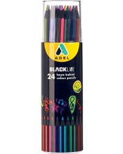 Olovke u boji Adel BlackLine - U tubi, 24 boje -1