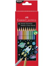Olovke u boji Faber-Castell - 10 metalik boja