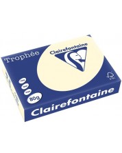 Kopirni papir u boji Clairefontaine - A4, 80 g/m2, 100 listova, Cream -1