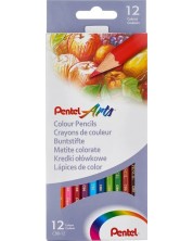 Olovke u boji Pentel - Arts, 12 boja