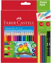 Trokutaste olovke u boji Faber-Castell - Triangular, 24 komada