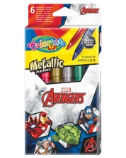 Markeri u boji Colorino - Marvel Avengers, 6 boja