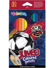 Olovke u boji Colorino Football - Jumbo, 12 boja