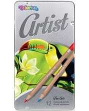 Olovke u boji Colorino Artist - u metalnoj kutiji, 12 boja