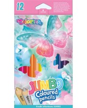 Olovke u boji Colorino Dreams - Jumbo, 12 boja -1