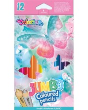 Olovke u boji Colorino Dreams - Jumbo, 12 boja