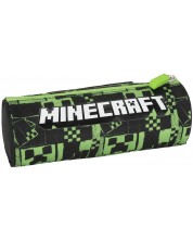 Cilindrična pernica Panini Minecraft - Pixels Green