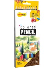 Olovke u boji Colokit - 12 boja, šiljilo -1