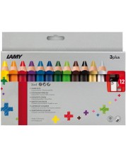 Olovke u boji sa šiljilom Lamy 3plus, 12 komada