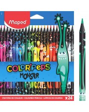 Olovke u boji Maped Color Peps - Monster, 24 boje