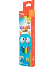 Olovke u boji Deli Color Kids - EC00660, 6 boja