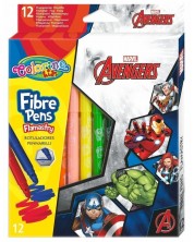 Markeri u boji Colorino - Marvel Avengers, 12 boja
