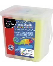 Krede u boji Kidea Jumbo - 12 komada, u kanti -1