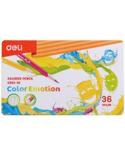 Olovke u boji Deli Color Emotion - EC00235, 36 boja, u kutiji