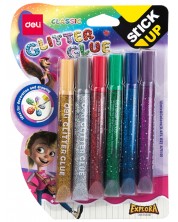 Ljepila u boji Deli Stick Up - Glitter Classic, 6 х 12 ml -1