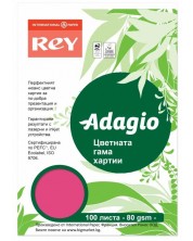 Kopirni papir u boji Rey Adagio - Fuchsia, A4, 80 g, 100 listova -1