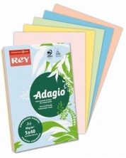 Kopirni papir u boji Rey Adagio - mješavina pastelnih boja, A4, 80 g, 100 listova -1