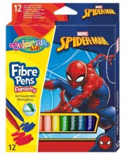 Markeri u boji Colorino - Marvel Spider-Man, 12 boja -1