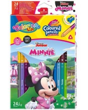 Olovke u boji Colorino Disney - Junior Minnie, 24 boje sa šiljilom