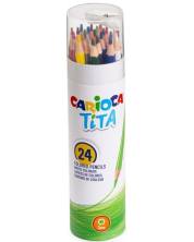 Olovke u boji Carioca Tita - 24 boje + šiljilo