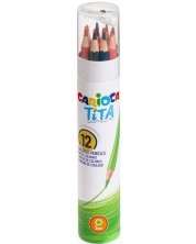 Olovke u boji Carioca Tita - 12 boja + šiljilo