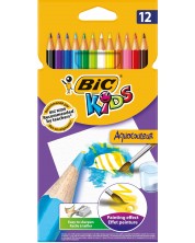 Olovke u boji BIC Kids - akvarel, 12 boja -1