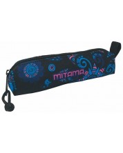 Cilindrična mini pernica Mitama - Paisley, s 1 zatvaračem -1