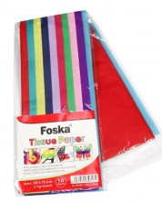 Papir u boji Foska - 50x75 cm, 10 boja