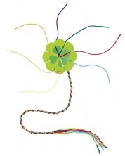 Cvijet / djetelina za pletenje s užetom Goki