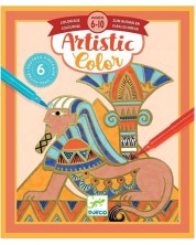Kreativni komplet Djeco Artistic Color - Napravite slike flomasterima, Egipat -1