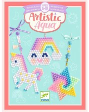 Kreativni komplet Djeco Artistic Aqua - Napravite svoje maskote s perlicama, Duga -1
