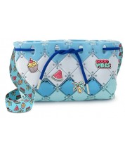 Kreativni set Kidz World Studio Bags - Napravite svoju torbu za zabavu, plava