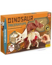 Kreativni set King Me World - Sastavite 3D triceratopsa -1