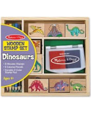 Kreativni set s pečatima Melissa & Doug - Dinosauri -1