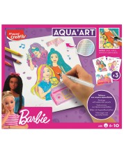 Kreativni set Maped Creativ - Bojite vodenim bojama, Barbie