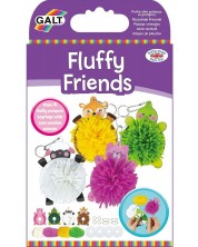 Kreativni set Galt - Napravite od pompona, Fluffy Friends -1
