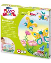 Komplet gline Staedtler Fimo Kids - Butterfly, 4 x 42 g -1