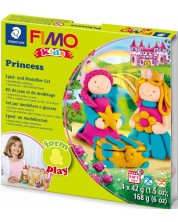 Komplet gline Staedtler Fimo Kids - Princess, 4 x 42 g
