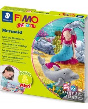 Komplet gline Staedtler Fimo Kids - Mermaid, 4 x 42 g -1