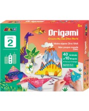 Kreativni set Avenir - Uradi sam origami, dinosauri -1