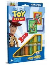 Kreativni set za bojanje pijeskom Red Castle - Toy Story, s 2 slike