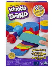 Kreativni komplet s kinetičkim pijeskom Kinetic Sand - Rainbow -1