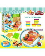 Kreativni set s masom za modeliranje Raya Toys - Sushi