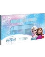 Kreativni set Multiprint - Frozen, 3 pečata i 36 flomastera