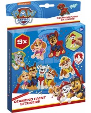 Set kreativnih dijamantnih naljepnica Totum - Paw Patrol, 9 kom. -1