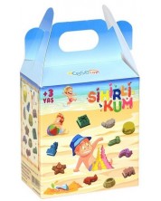 Kreativni set  Cese Toys - 2 boje kinetičkog pijeska i figurica
