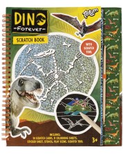 Kreativni set Totum -  Sketchbook s dinosaurima