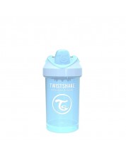 Čaša za bebe s prijelaznim vrhom Twistshake Crawler Cup  - Plava, 300 ml